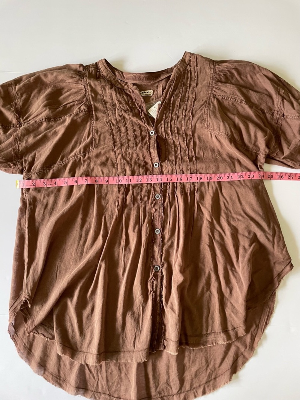 Free People Brown Pintuck Peasant Tunic
We the free - Picture 7 of 9